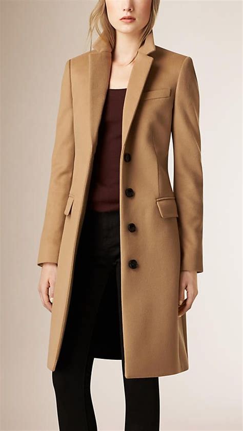 burberry mantel wollmantel damen camel|burberry wool coats for women.